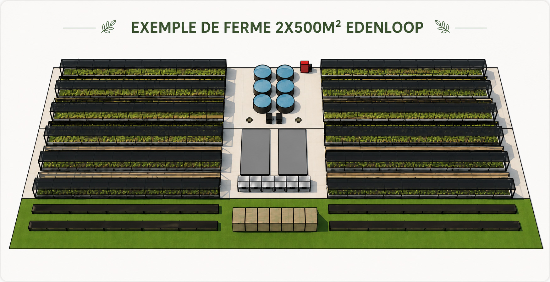 Ferme modulaire EDENLOOP 1000