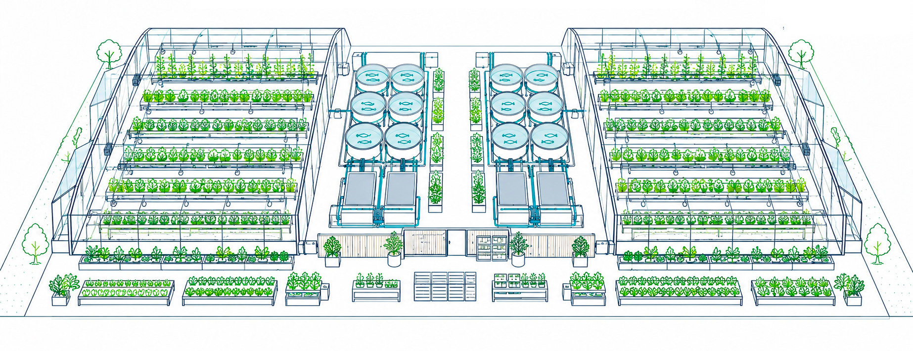 Ferme modulaire EDENLOOP 1000